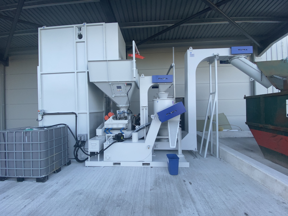 Complete Swarf Processing System Installation