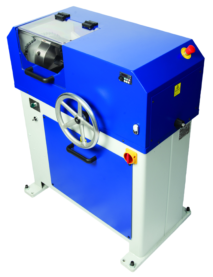 manual bar chamfering machine for bar preparation by chamfering bar end for smoother machining
