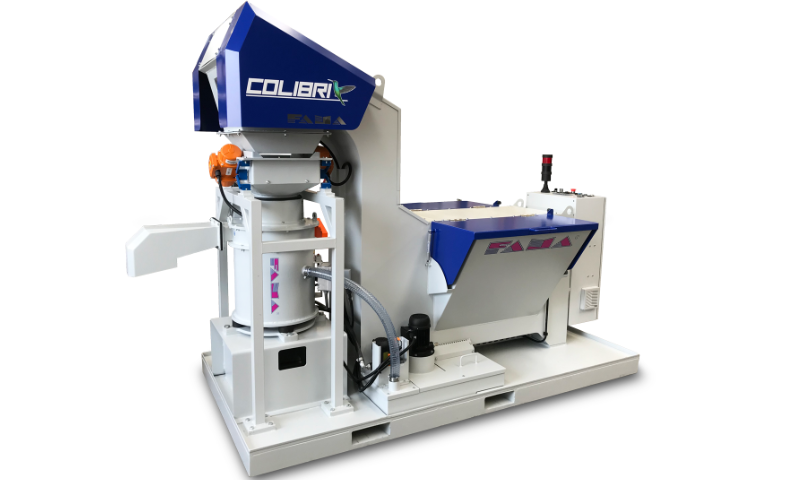 fully automatic compact metal swarf chip centrifuge system for swarf spinning and oil reclamation